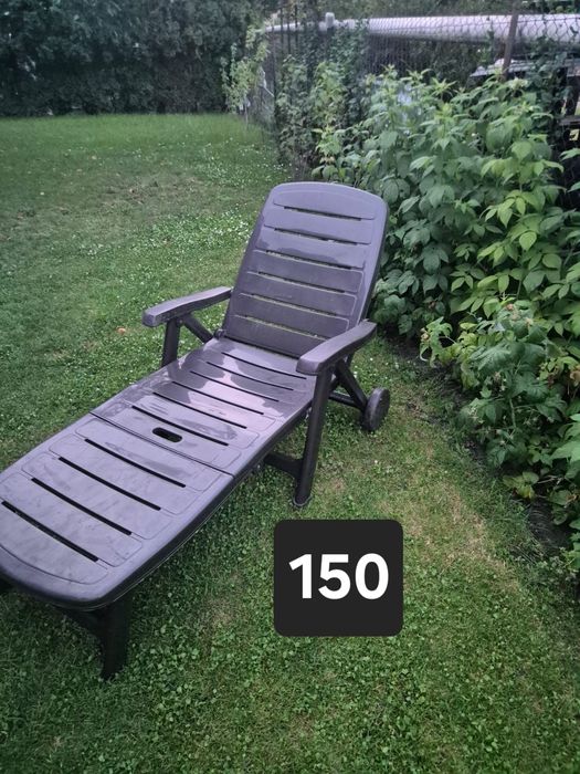 Leżak ogrodowy mocny