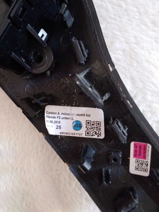 Panel od sterowania światł audi s q 7 4m