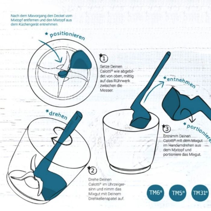ŁYŻKA Kopystka łopatka Do Thermomix TM6 TM5 TM31