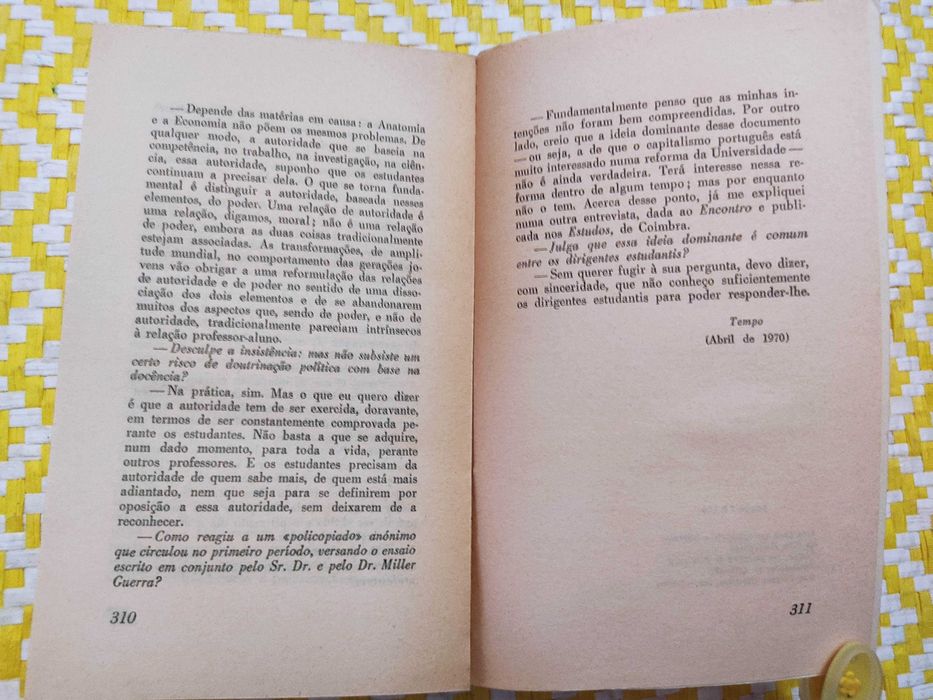 O problema político das Universidades
Adérito Sedas Nunes