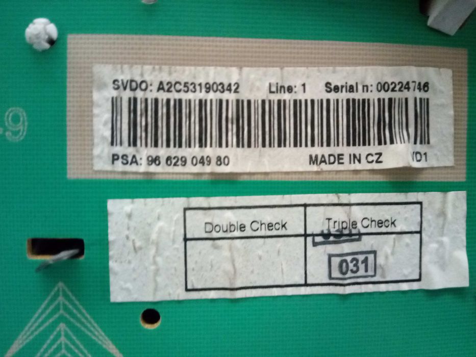 Quadrante / painel de instrumentos PEUGEOT 207 (WA_, WC_)