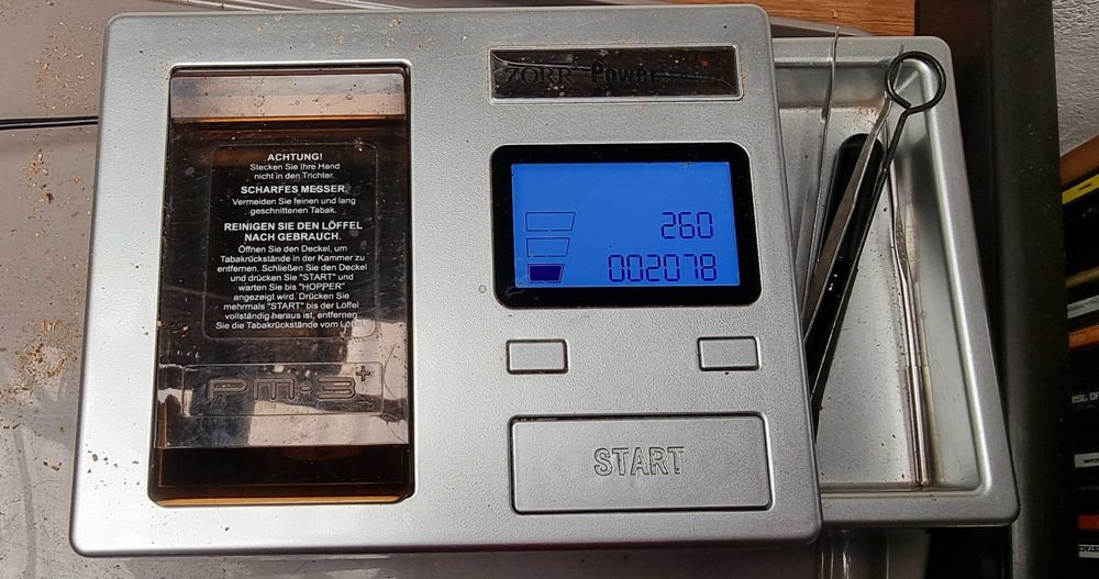 Máquina entubar cigarros automática