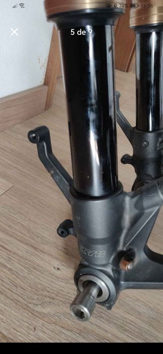 Suspensão invertida completa kawasaki