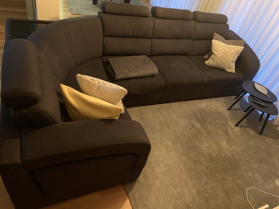 Sofa cinza escuro 315/185