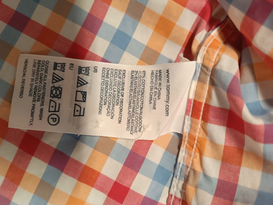 Koszula w kratę Tommy Hilfiger
