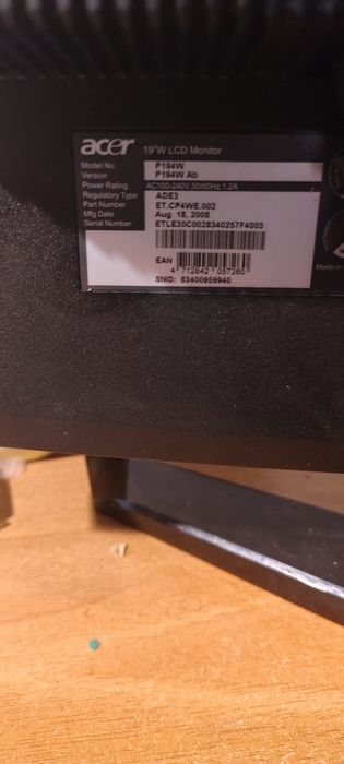 монитор Acer  19"'