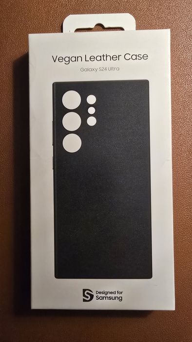 Etui Samsung Vegan Leather Cover - Galaxy S24 Ultra [Oryginał]