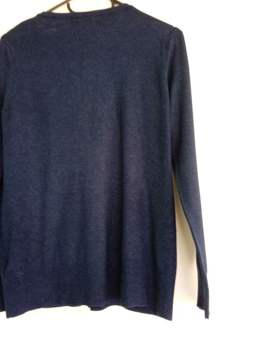 Sweter damski - rozpinany - granatowy - roz. 38 -