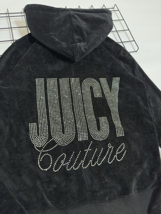 Juicy Couture Vintage Velour Rhinestone Tracksuit Set Спортивный — zdjęcie 3