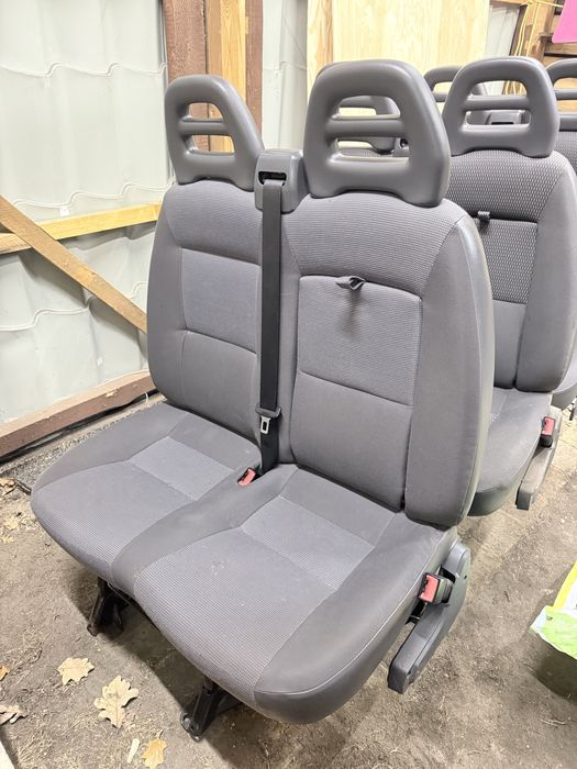 Fotel fotele siedzenia fiat citroen peugeot podwójne kamper brygadówka