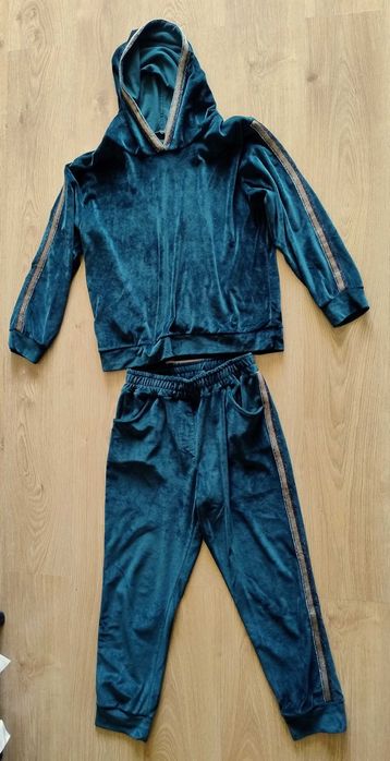 welurowy komplet dresowy rozmiar S