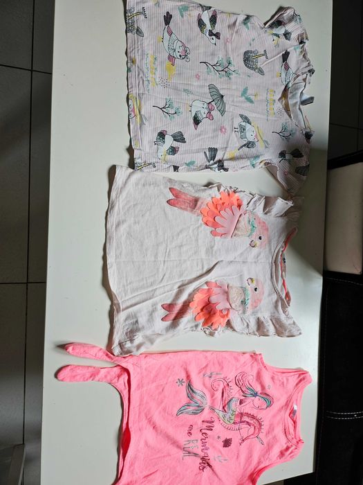 zestaw ubranek na lato dla dziewczynki