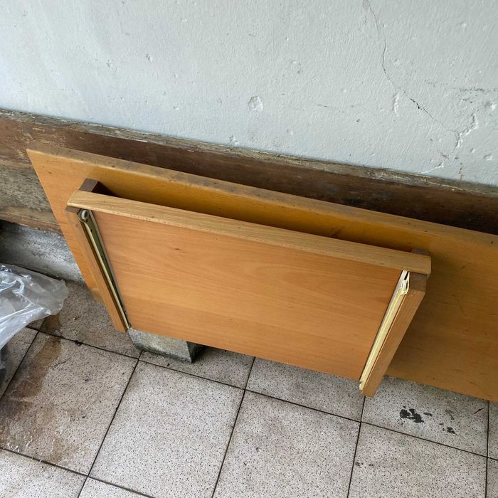 Mesa Secretária Tampo Madeira