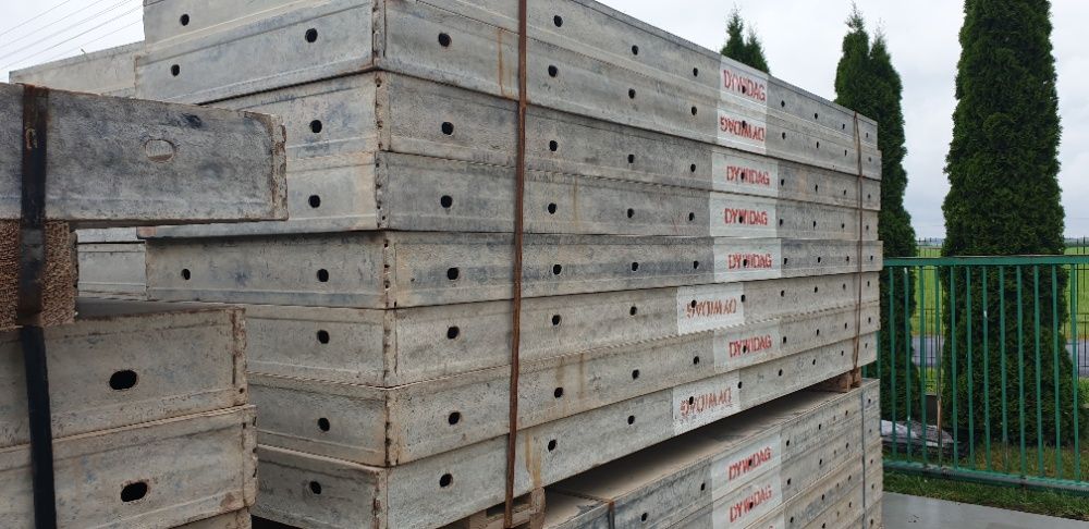 Szalunki ścienne Rasto Hunnebeck, nowa sklejka zestaw 450m2, leasing
