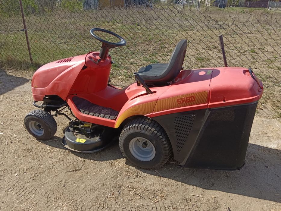 Traktorek kosiarka Sabo 92cm 13.5KM Briggs hydrostat kosz