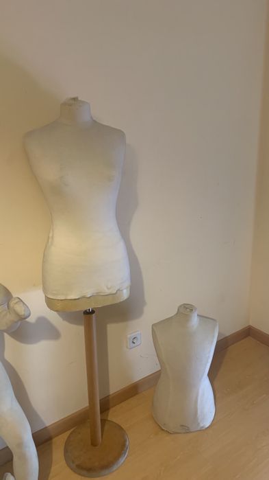 Manequins Articulados. Moles por dentro para poder levar alfinetes sem grande esforço
