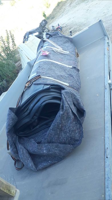 Toldo de PVC preta – 10x18m, 1mm – B&C Teichfolien – NOVA