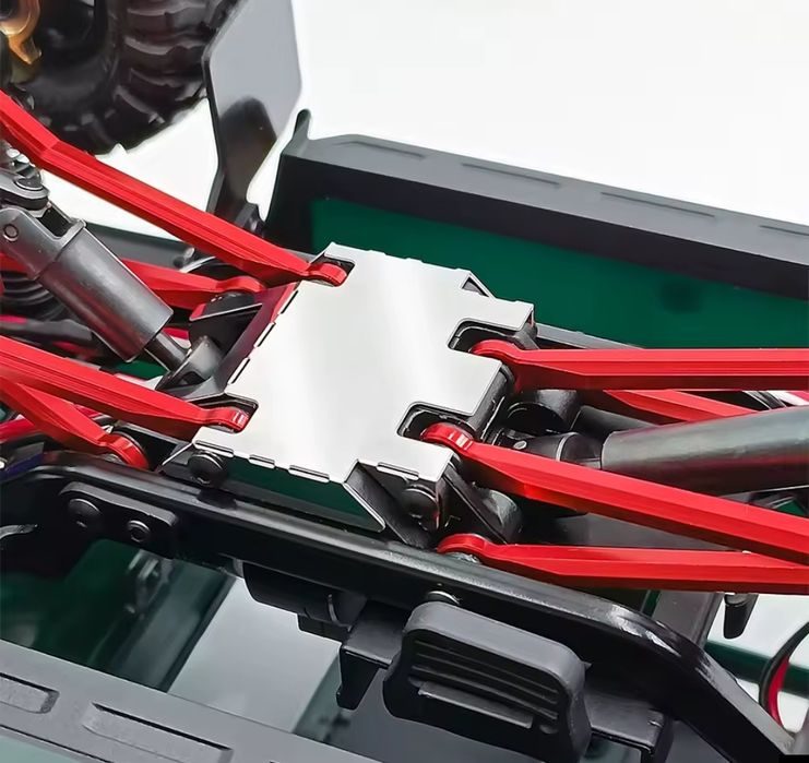 Stalowe osłony podwozia mostów do modelu rc 1:18 TRX4M JJRC 8801/09