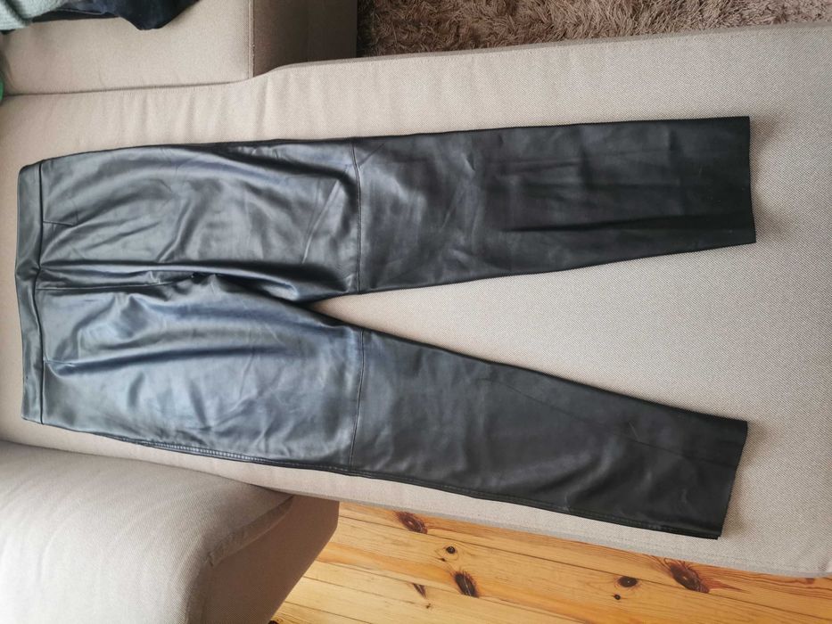 Spodnie damskie eko skóra Zara rozmiar L