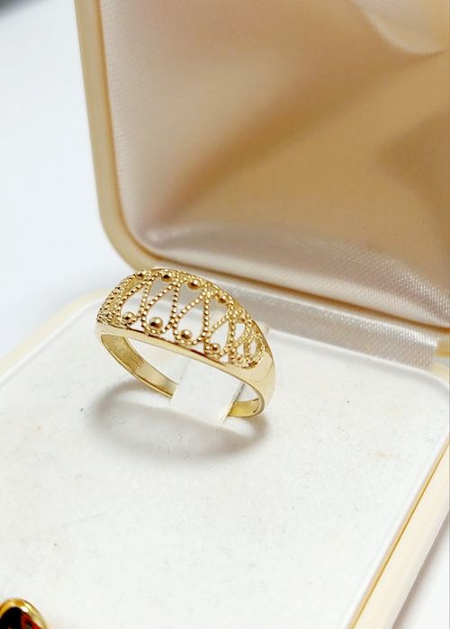 Pierścionek złoty 585 roz 13