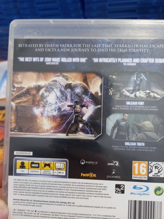 Star Wars the force Unleashed II PS3 stan bardzo dobry