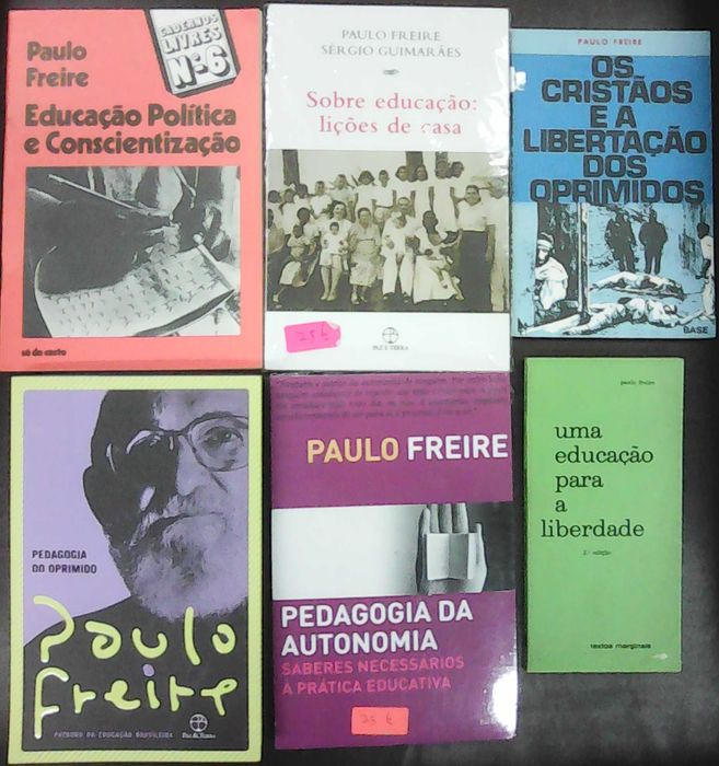 Paulo Freire e Rudolf Steiner  - 52 livros sobre educação