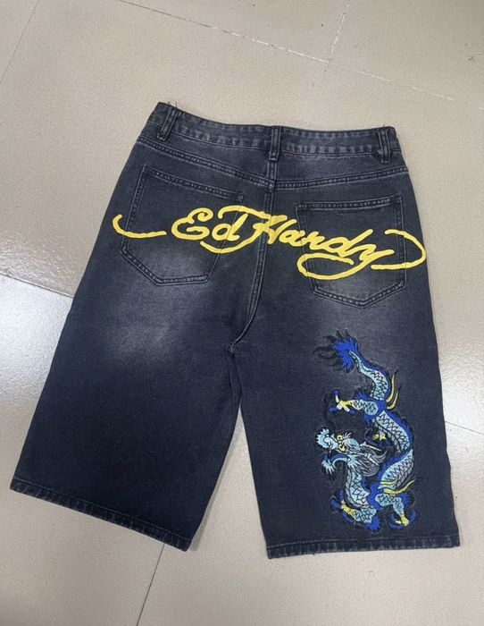 Шорти Ed Hardy y2k streetwear skaterstyle