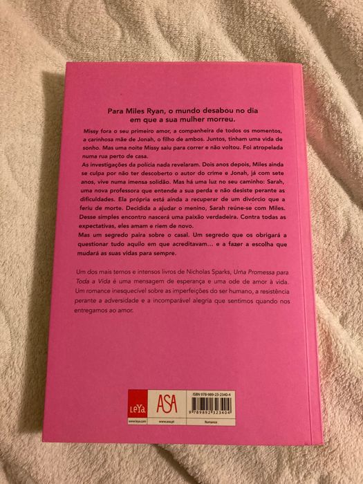 Livro Nicholas Sparks