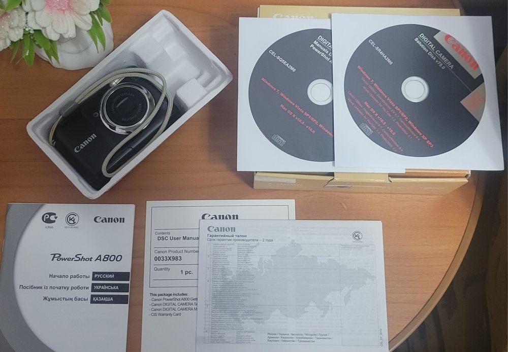 Цифровий фотоапарат Canon PowerShot A800