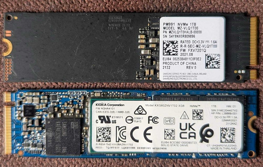 SSD M2 Nvme pcie4.0 256-512-1TB-2TB