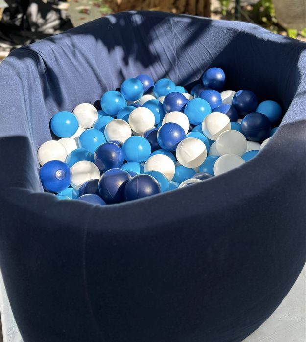 Дитячий сухий басейн Misioo з кульками, 80 см