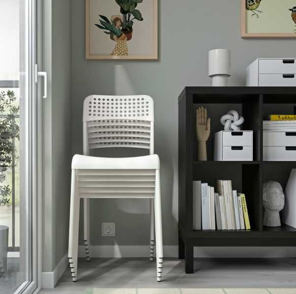 Ikea Cadeira, branca ADDE