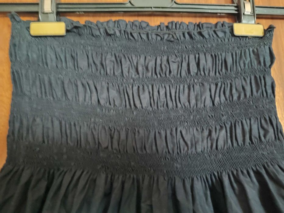 Top Cai Cai Preto com Missangas e Lantejoulas