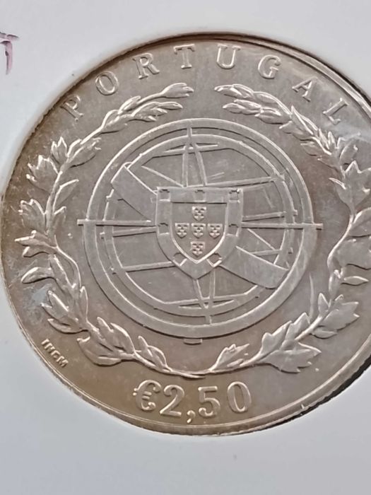 Moeda de 2.5€ de 2017, Nossa Senhora de Fátima, em Prata