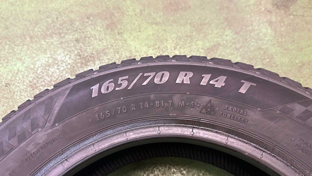 Para 165 70 R14 81T M+S Matador ALLWeather Evo bieżnik 2x5,6mm