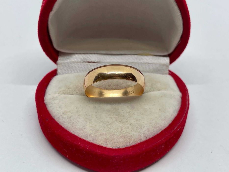 Złota Obrączka pr.585 2,6g r.14