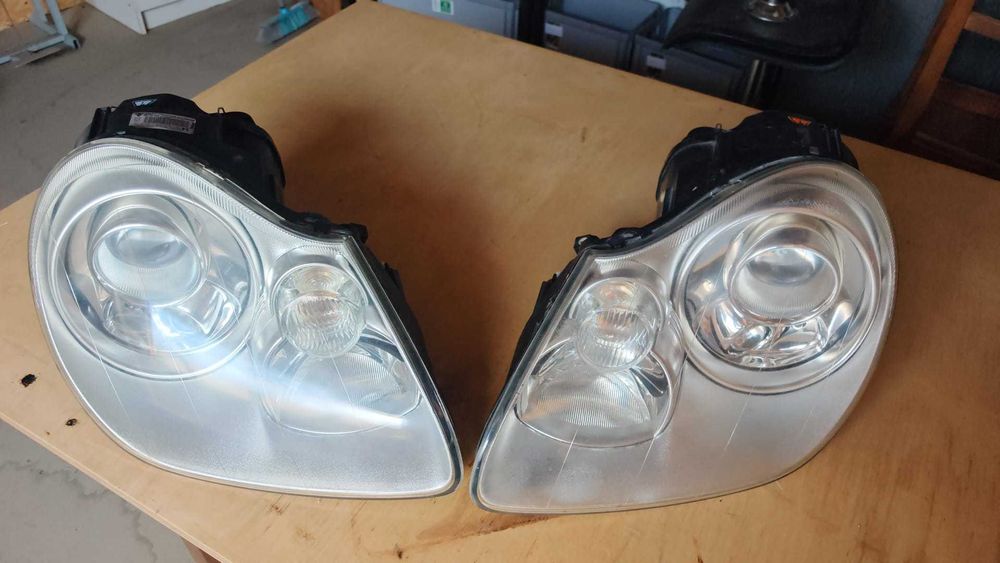 Oryginalne reflektory Porsche Cayenne 955 2003–2006 Xenon Valeo – komplet
