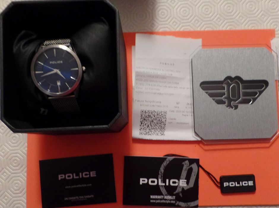 Relógio Police Patriot – Com Caixa e Talão Compra (P22)