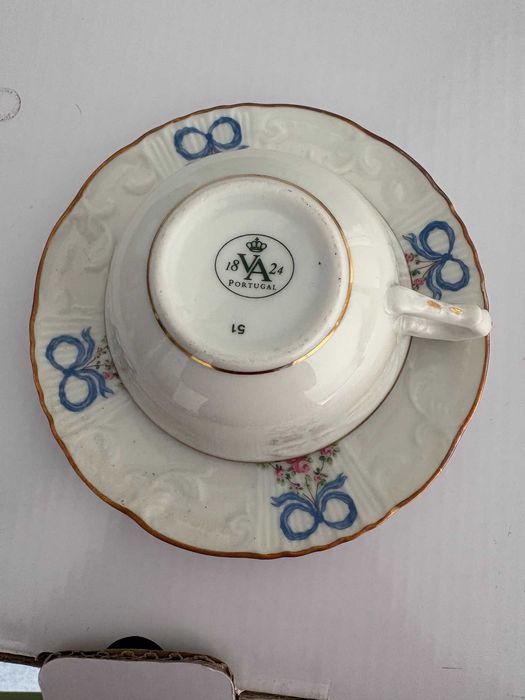 Chávena de café da Vista Alegre Lacinhos