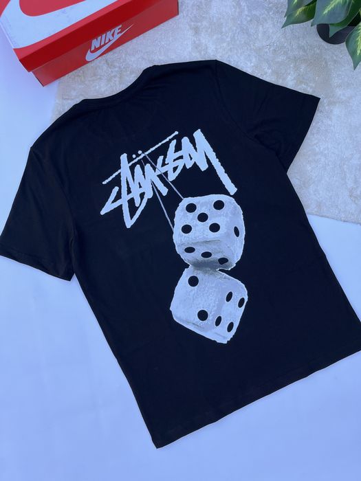 Футболка Stussy з кубиками / Футболка чоловіча Stussy Fuzzy dice Стуси