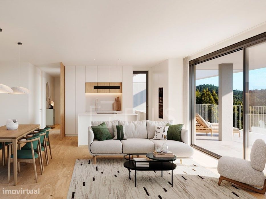 Apartamento T1 com varanda em novo empreendimento no Belas Clube de...