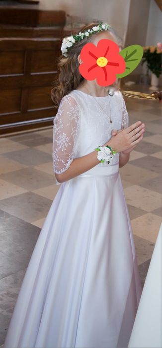 Suknia komunijna r.134