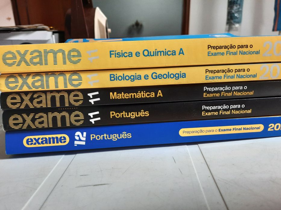 Exame português, física e química A, matemática A