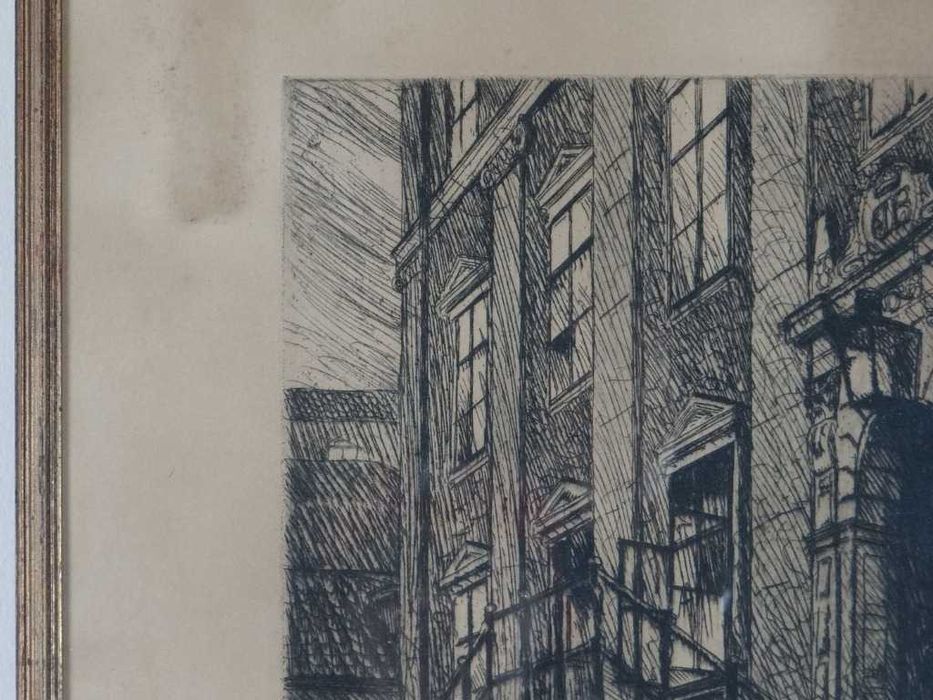 Obraz litografia 1918 r O.Hyndsburg