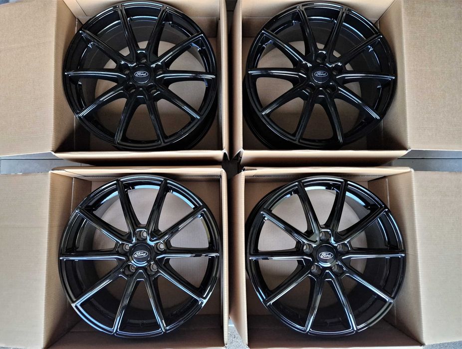 Alufelgi 18 5x108 Ford Mondeo Kuga C S-Max Focus Galaxy Edge Czarne 2#