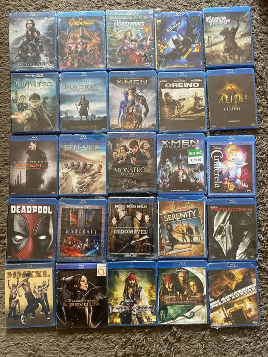 Varios Filmes em formato Blu-Ray