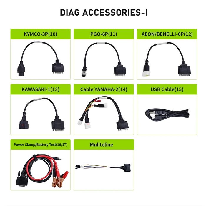 Máquina diagnóstico moto profissional JDiag m100