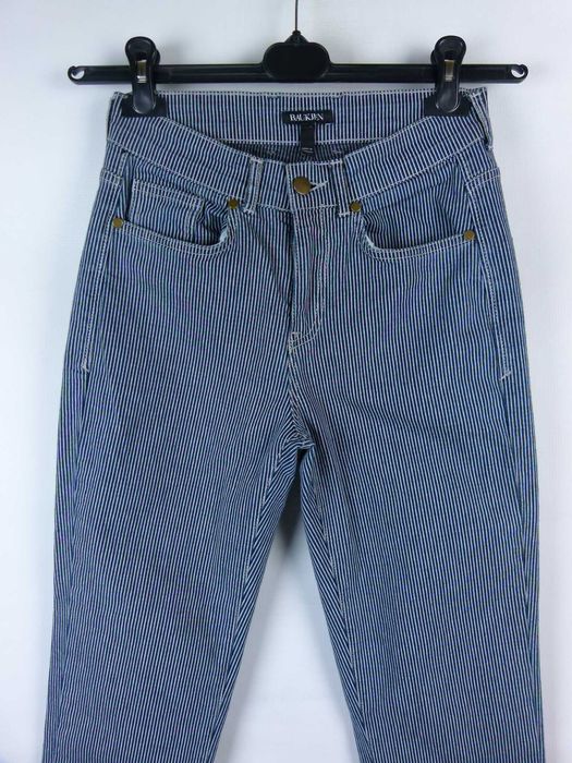 Baukjen damskie spodnie w paski 10/ 38