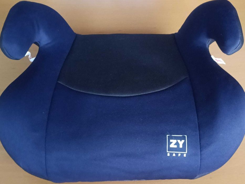 Assento auto elevatório, Zippy, Azul/ Preto, adequado para crianças entre os 15 e 36 Kms  150cm de altura (6 aos 10/12 anos).