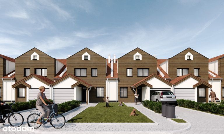 Nowoczesny Dom 162 m² w Zabudowie Szeregowej